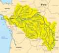 Loire river tribs map