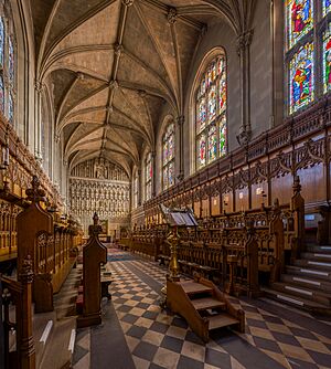 Magdalen College Chapel Interior, Oxford, UK - Diliff