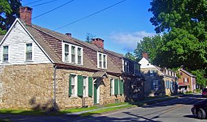 The historic stone houses of Hurley