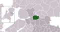 Map - NL - Municipality code 0180 (2009)