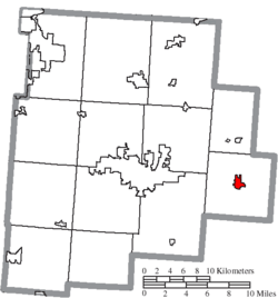 Location of Bremen in Fairfield County