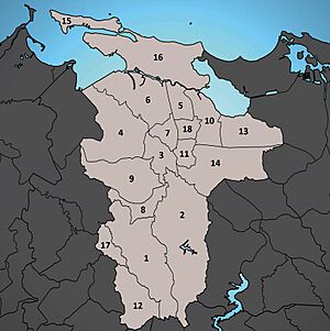 Map of San Juan Districts