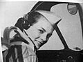 Margaret Ringenberg in cockpit