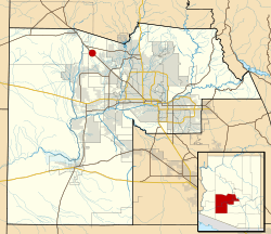 Location of Circle City in Maricopa County, Arizona