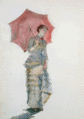 Marie Bracquemond Woman with an Umbrella