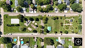 A city park in Middletown