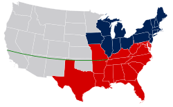 Missouri Compromise Line