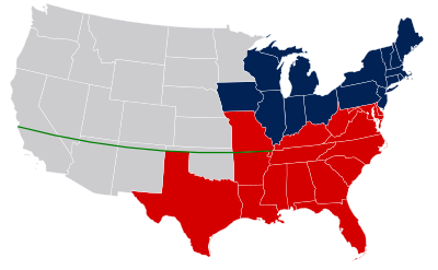 Missouri Compromise Line