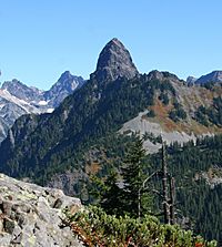 Mount Thompson from Red Mountain pass
