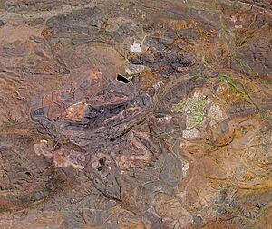 Mount Whaleback Iron Ore Mine, Australia (ASTER)