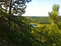 Narragansett Trail's Lantern Hill view of Lantern Hill Pond