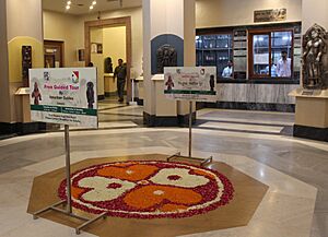 National Museum, New Delhi main reception hall