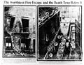 Newspaper photographs of the Asch Building's exterior after the Triangle fire (5279749194)