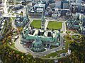 Parliament Hill from a Hot Air Balloon, Ottawa, Ontario, Canada, Y2K (7173715788)