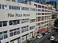 Pike Place Market from Western Avenue in Seattle