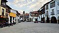 Plaza de Villanueva de la Vera, provincia de Cáceres