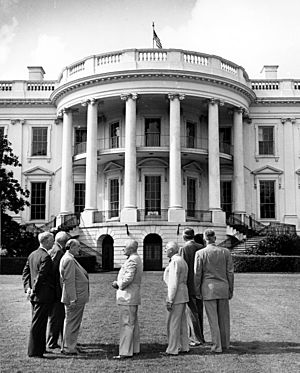 President Harry S. Truman and the Committee for the Renovation of the White House-06-20-1949
