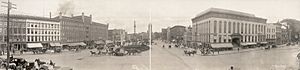Public Square (Watertown, New York) (panorama, 1909)