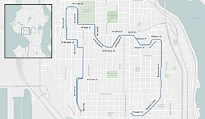 Queen Anne Boulevard map
