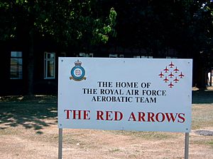 RAF Scampton. Red Arrows