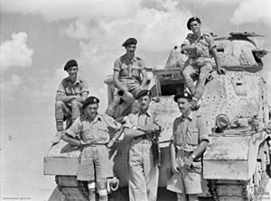 RSG CO tank in Desert (WWII)