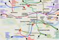 Railway stations, lines and termini in central London