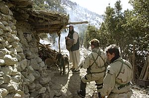 SEAL conducting sensitive site exploitation mission in Jaji Mountains1