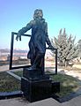 Sattar Bahlulzade sculpture by Omar Eldarov