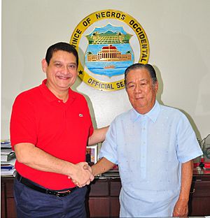 Senator TG Guingona visits Negros Occidental 7.15.15
