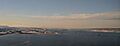 Ships in San Francisco Bay aerial