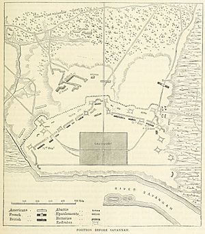 Siege of Savannah map