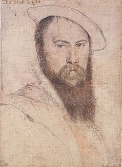 Sir Thomas Wyatt, by Hans Holbein the Younger