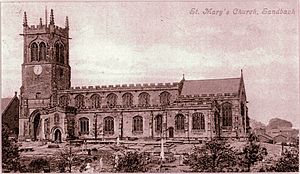 St Mary's Church Sandbach c.1900