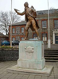 Statue of Thomas Paine, Thetford, Norfolk