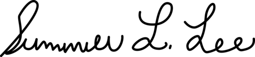 Summer L. Lee Signature