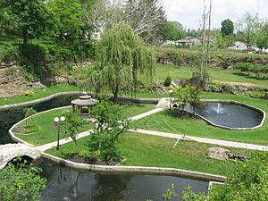 Sunken Gardens in Huntington comprehensive from southwest