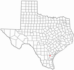 Location of Sandy Hollow-Escondidas, Texas