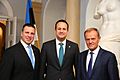 Tallinn Digital Summit. Welcome dinner hosted by HE Donald Tusk. Handshake (37330678376)