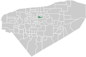 Location of the Tekantó Municipality in Yucatán