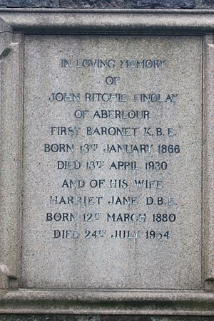 The grave of John Ritchie Findlay, Dean Cemetery