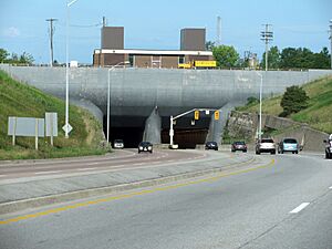 Thorold Tunnel under Welland Canal in Thorold, Ontario