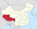 Tibet in China (claimed hatched) (+all claims hatched)