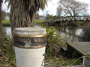 Union Wharf memorial bollard