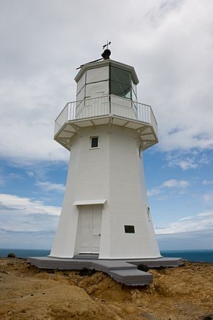 Upper lighthouse at Pencarrow Head