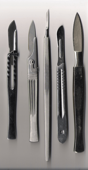 Various scalpels