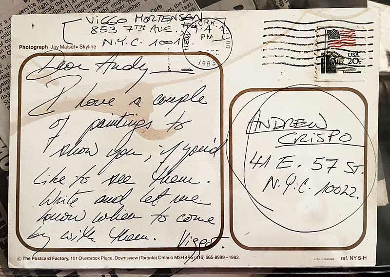 Viggo Mortensen Paintings Submission Inquiry 1983