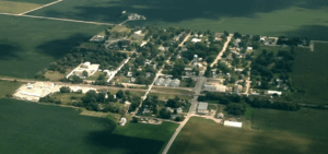 Wellington, Illinois, USA aerial