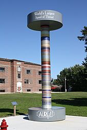 World's largest spool of thread