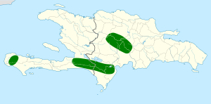 Xenoligea montana map.svg