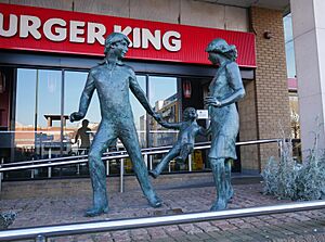 "Family Outing" Sculpture in Bexleyheath